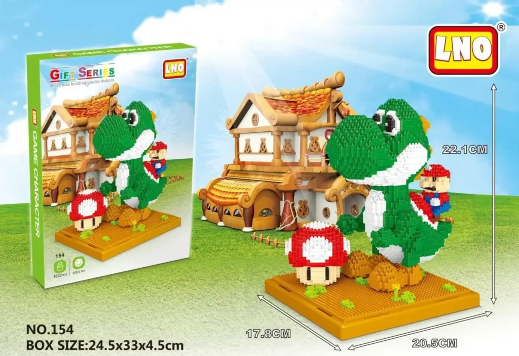 MINISO 154 Mario Game Yoshi Micro Figures