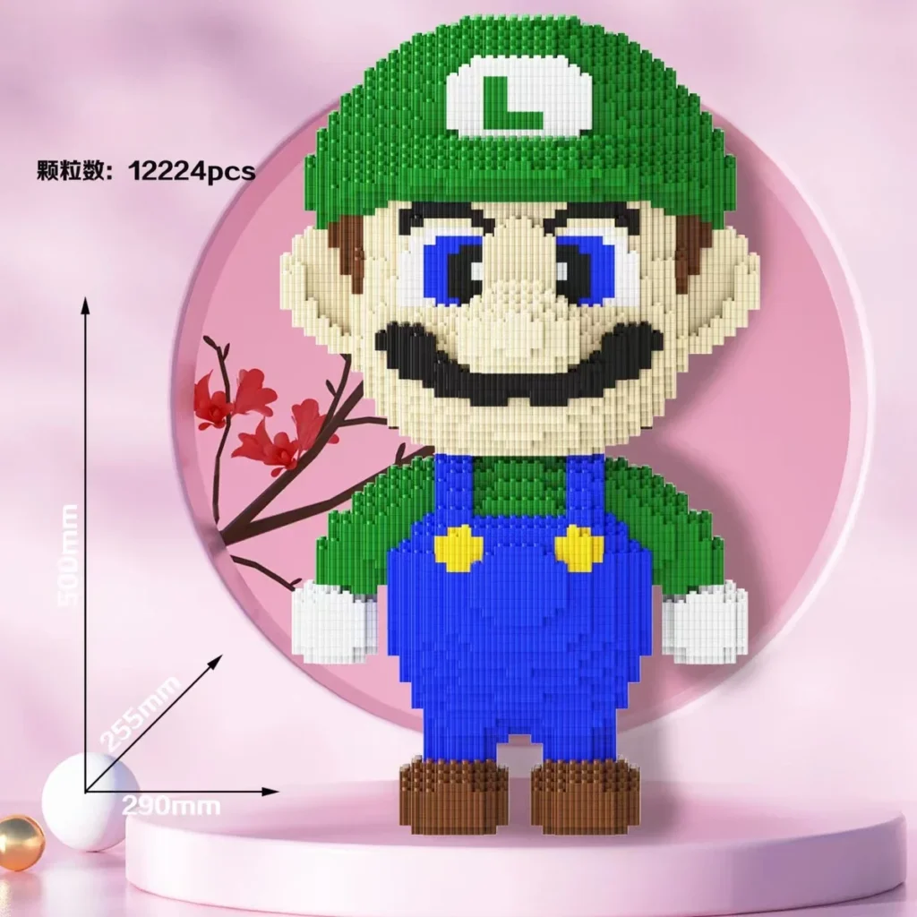 MINISO A6 29x80 Super Mario Luigi Large Block