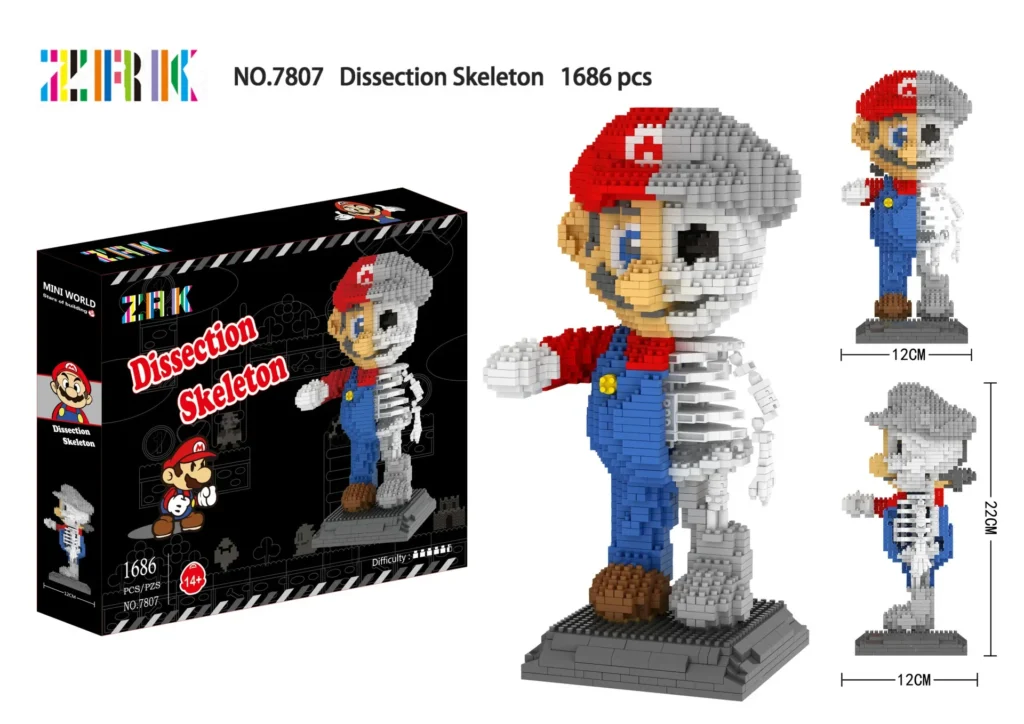 MINISO 3491 Cute Mario Game Micro Figures - Image 2