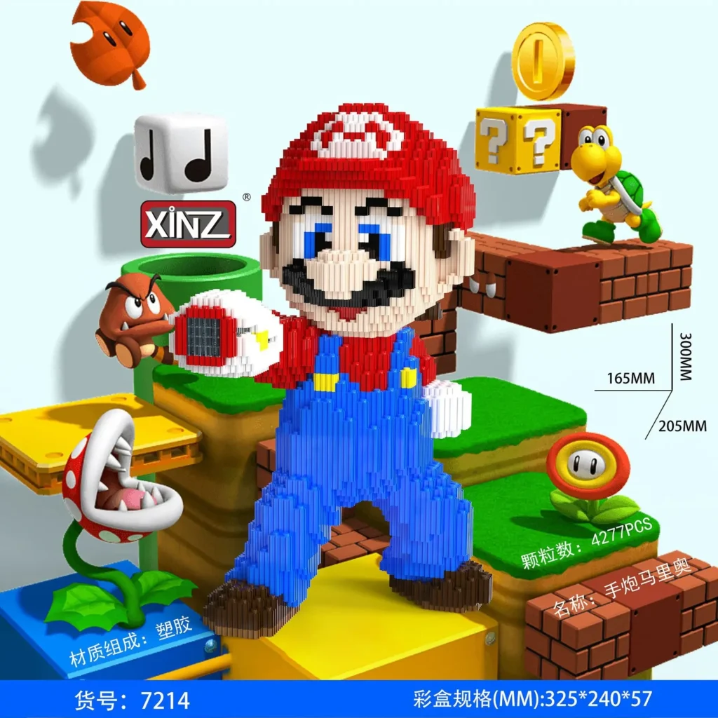 Xinz 7214 Super Mario Rockman Micro Building Blocks