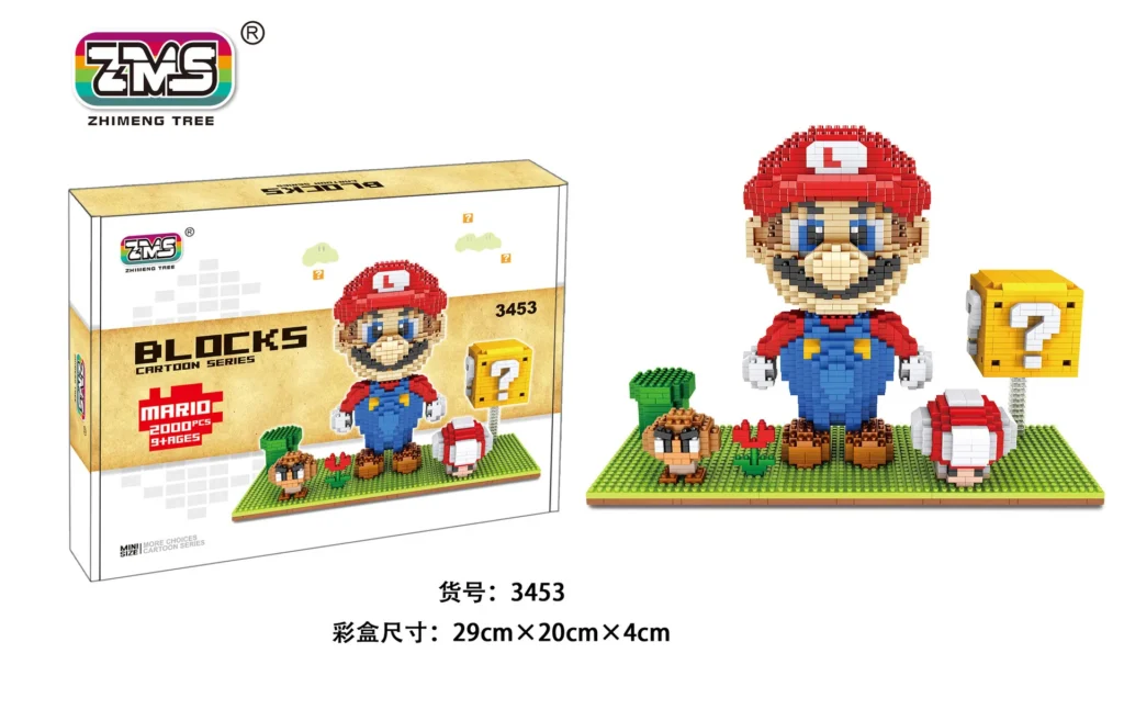 MINISO 3453 Cute Mario Game Series